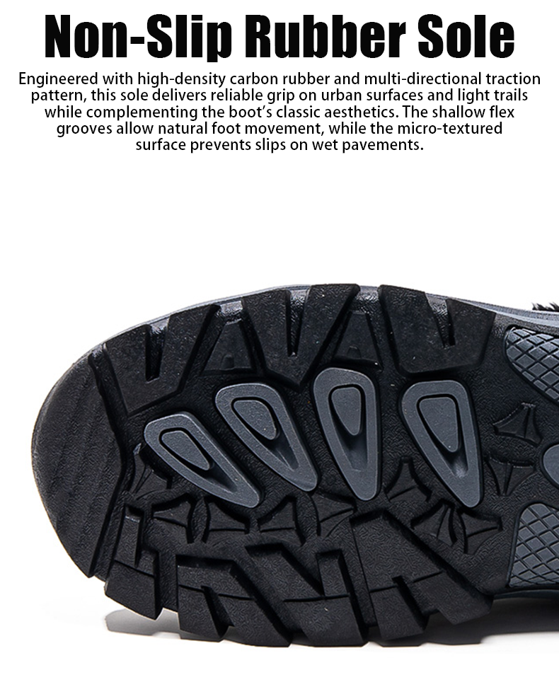 (⏰Limited Time Sale 70% OFF) Men's Orthopedic Hiking Boots - Safe and Comfortable Work Boots - Waterproof, Slip-resistant, Impact-resistant, and Puncture-resistant - Wide Toe